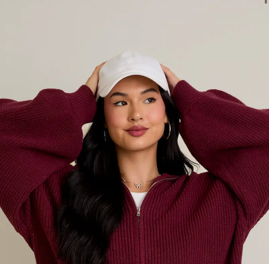 Zip Up Oversized Cardigan