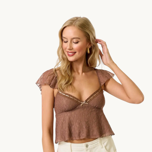 Lace Babydoll Cami Top